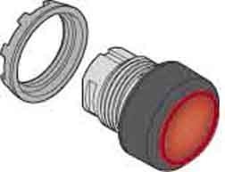 Front element for push button Red 1 Round 1SFA611100R1001