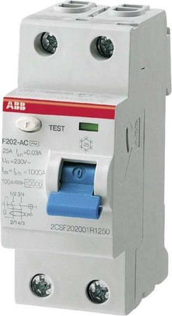 Residual current circuit breaker (RCCB) 2 230 V 2CSF202325R1400