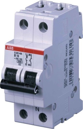 Miniature circuit breaker (MCB) B 1 6 A 2CDS251103R0065