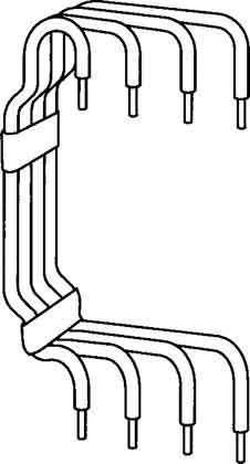 Connection cable tree for distribution boards 4 GHV0360504R0024