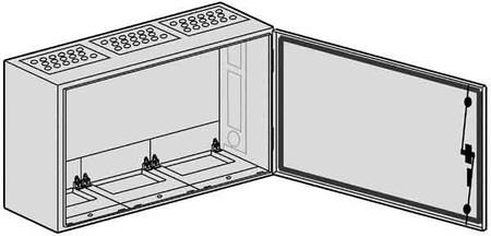 Unequipped meter cabinet Surface mounting Steel plate SP 33