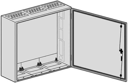 Unequipped meter cabinet Surface mounting Steel plate SP 35