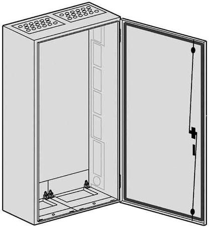 Unequipped meter cabinet Surface mounting Steel plate SP 27