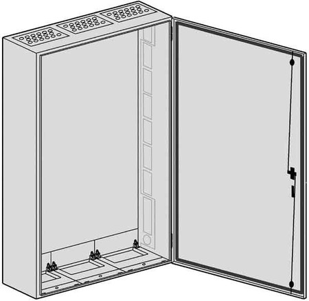 Unequipped meter cabinet Surface mounting Steel plate SP 39