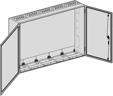 Unequipped meter cabinet Surface mounting Steel plate SP 56