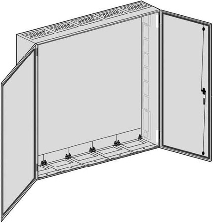 Unequipped meter cabinet Surface mounting Steel plate SP 59