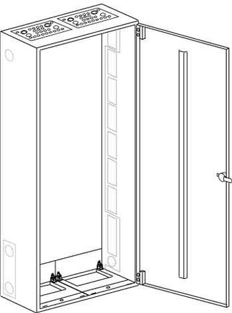 Unequipped meter cabinet Steel plate S 29
