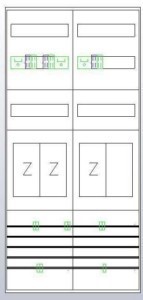 Meter cabinet equipped  EZ27231