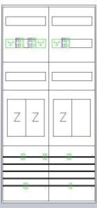 Meter cabinet equipped  EZ27431