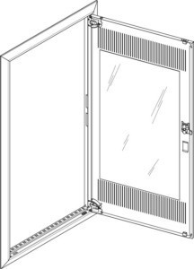 Door/operating panel (switchgear cabinet)  GBRU27TM