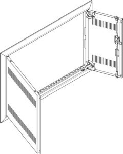 Door/operating panel (switchgear cabinet)  GBRU33TL
