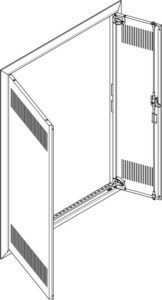 Door/operating panel (switchgear cabinet)  GBRU37TL