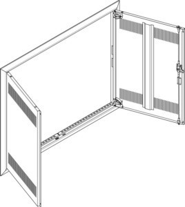 Door/operating panel (switchgear cabinet)  GBRU45TL