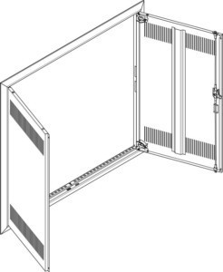 Door/operating panel (switchgear cabinet)  GBRU46TL