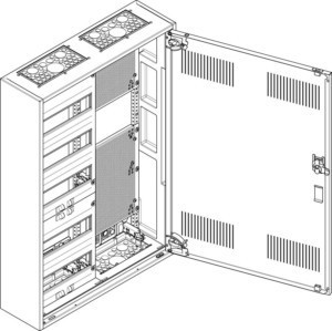 Small distribution board  MK25RM