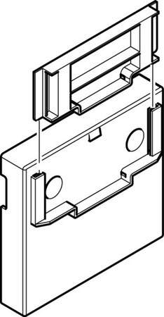 Cover for distribution board  PZV1N