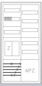 Meter cabinet equipped  S27EA111