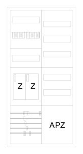 Meter cabinet equipped  S27EA211