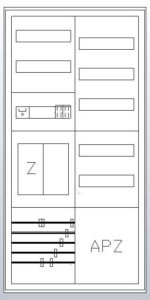 Meter cabinet equipped  S27EA411