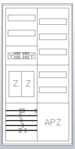 Meter cabinet equipped  S27EA420