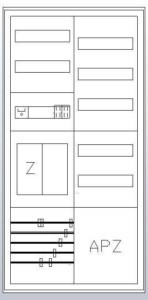 Meter cabinet equipped  S27EA811