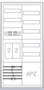 Meter cabinet equipped  S27EA820