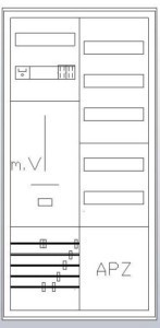 Meter cabinet equipped  S27ZA210