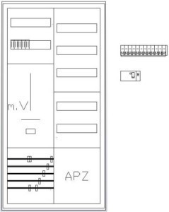 Meter cabinet equipped  S27ZB110V1S