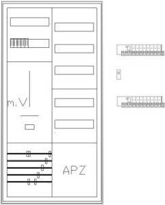 Meter cabinet equipped  S27ZB110V2D