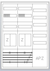 Meter cabinet equipped  S37EA122