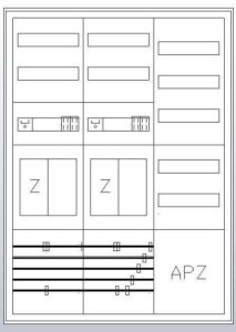 Meter cabinet equipped  S37EA822