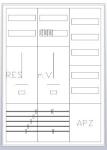 Meter cabinet equipped  S37ZA111