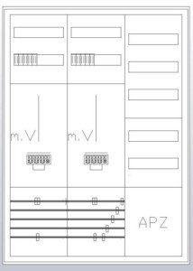 Meter cabinet equipped  S37ZA520