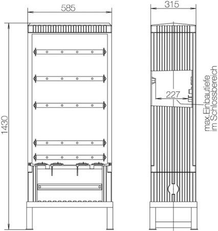 Busbar housing Plastic SF100B