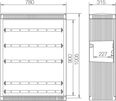 Busbar housing Plastic SF101A