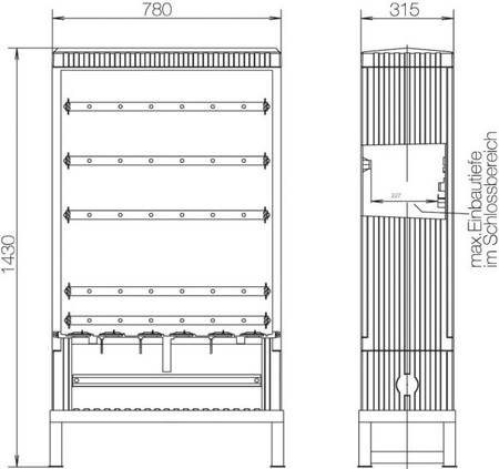 Busbar housing Plastic SF101B