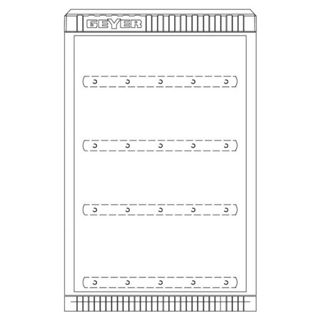 Cable entry cabinet  SK080GA