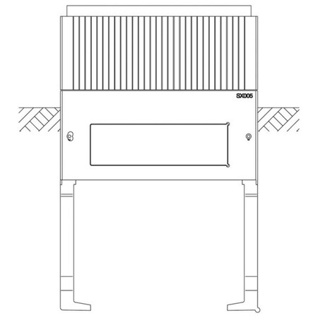 Base/base element (switchgear cabinet)  SX005