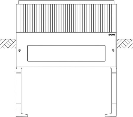 Base/base element (switchgear cabinet)  SX006