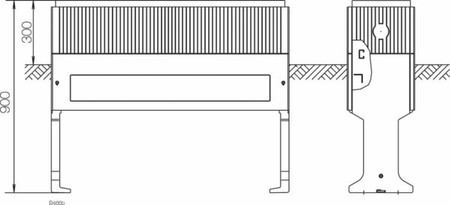 Base/base element (switchgear cabinet)  SX031