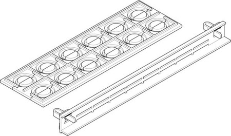 Gland plate for small distribution boards/switchgear cabinets  U