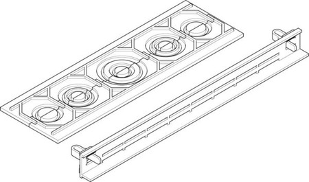 Gland plate for small distribution boards/switchgear cabinets  U