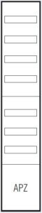 Panel for distribution board  VA19