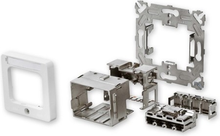 Data communication connection box copper (twisted pair)  0-17116