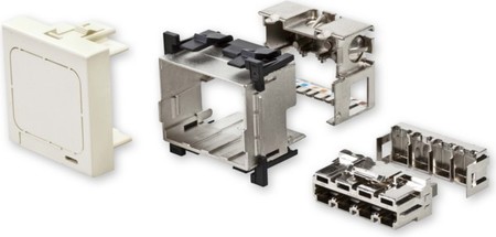 Data communication connection box copper (twisted pair)  0-17118