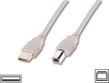 PC cable 3 m USB-A AK-300105-030-E