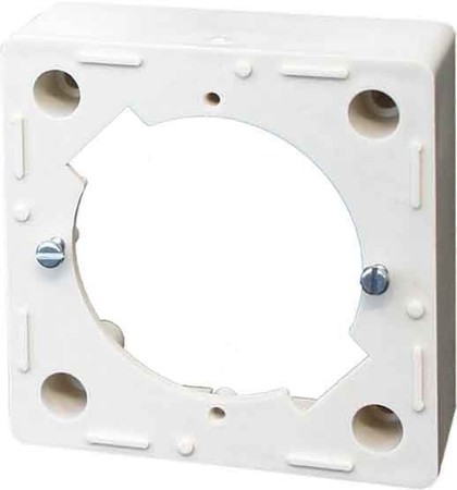 Surface mounted housing for flush mounted switching device  0061