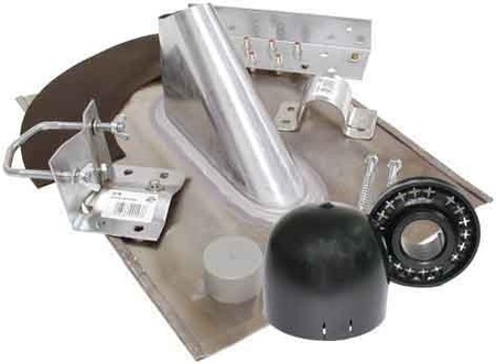 Antenna mounting material Mast mounting set 00710700