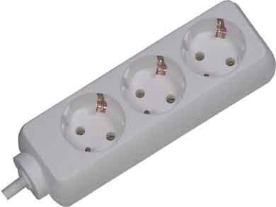 Socket outlet strip 3 387.270S