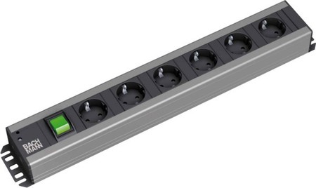 Socket outlet strip Rectangular 6 300.003